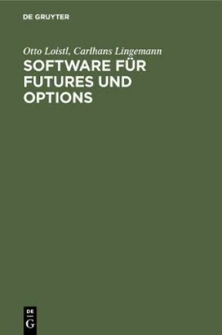 Cover of Software f�r Futures und Options