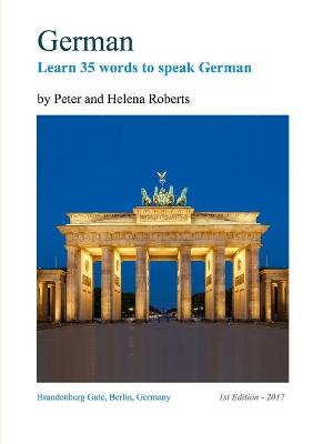 Book cover for German - Learn 35 Words to Speak German