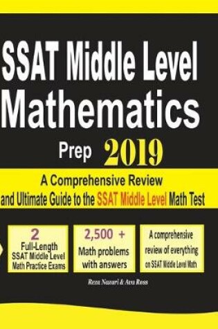 Cover of SSAT Middle Level Mathematics Prep 2019