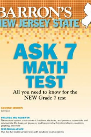 Cover of New Jersey Ask 7 Math Test