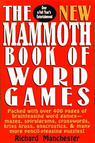 Cover of New Mammoth Book Word Games (Tr)