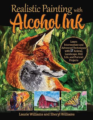 Book cover for Realistic Painting with Alcohol Ink