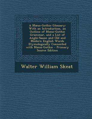 Book cover for A M So-Gothic Glossary