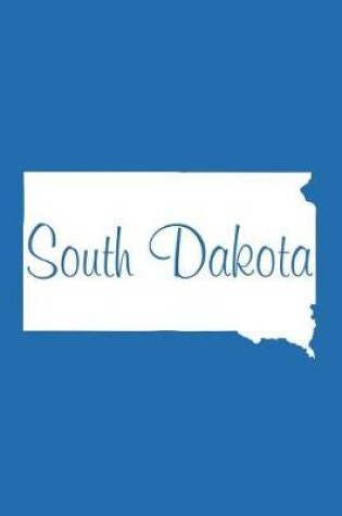 Cover of South Dakota - Cobalt Blue Blank Notebook