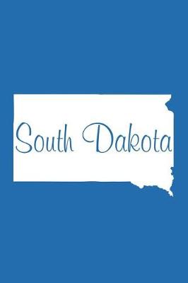 Cover of South Dakota - Cobalt Blue Blank Notebook