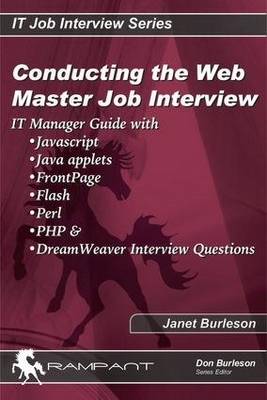 Book cover for Conducting the Webmaster Job Interview