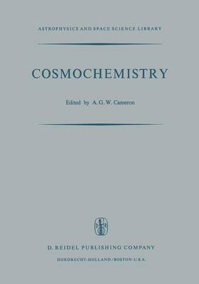 Book cover for Cosmochemistry