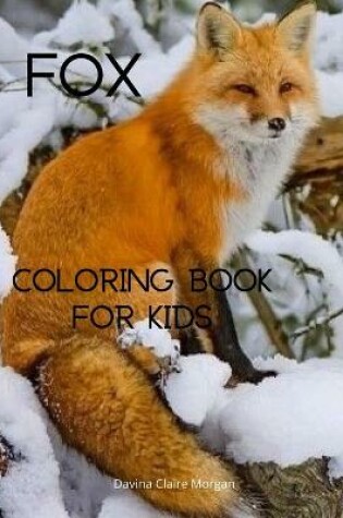 Cover of Fox Coloring Book for Kids