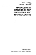 Book cover for Management Handbook for Engineers and Technologists