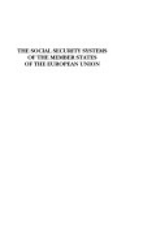 Cover of The Social Security Systems of the Member States of the EU
