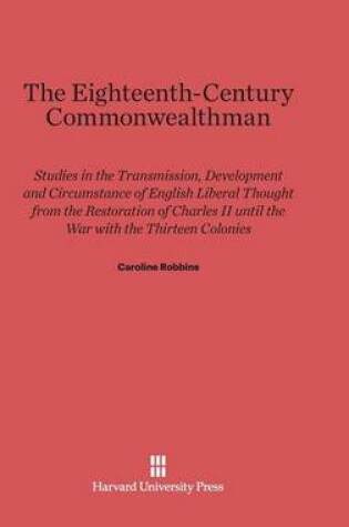 Cover of The Eighteenth-Century Commonwealthman