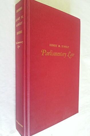 Cover of Parliamentary Law