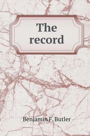 Cover of The record