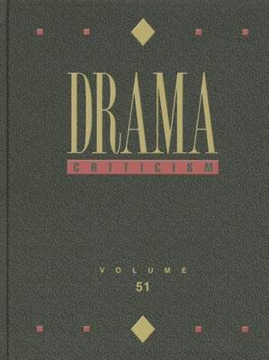 Cover of Drama Criticism