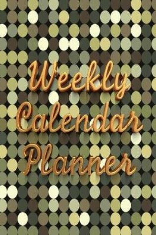 Cover of Weekly Calendar Planner - 70 Weeks - (8.5 X 11) - Green Circle Design