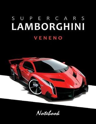 Book cover for Supercars Lamborghini Veneno Notebook