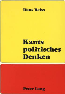 Book cover for Kants Politisches Denken
