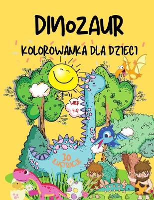 Book cover for Kolorowanka z dinozaurami dla dzieci