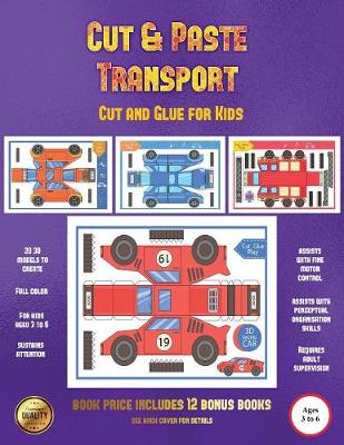 Cover of Cut and Glue for Kids (Cut and Paste Transport)