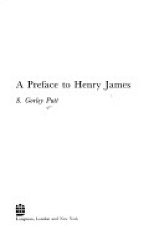 Cover of A Preface to Henry James