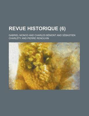 Book cover for Revue Historique (6)