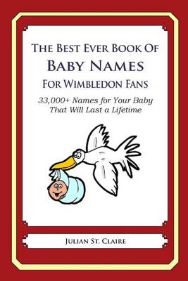 Book cover for The Best Ever Book of Baby Names for Wimbledon Fans