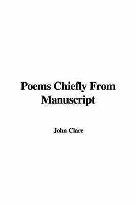 Book cover for Poems Chiefly from Manuscript