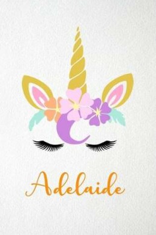 Cover of Adelaide A5 Lined Notebook 110 Pages