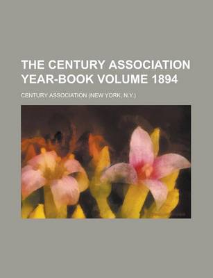 Book cover for The Century Association Year-Book Volume 1894