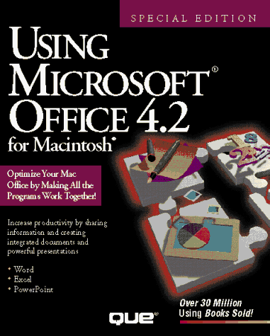 Book cover for Using Microsoft Office 4.2 for Macintosh