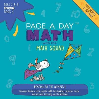 Book cover for Page a Day Math Division Book 1
