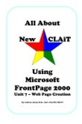 Cover of All About New CLAiT Using Microsoft FrontPage 2000