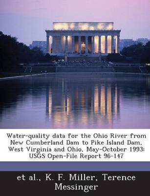 Book cover for Water-Quality Data for the Ohio River from New Cumberland Dam to Pike Island Dam, West Virginia and Ohio, May-October 1993