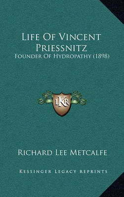 Book cover for Life of Vincent Priessnitz