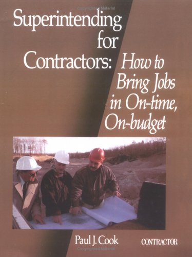 Book cover for Superintending for Contractors