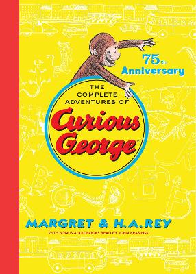 Book cover for Complete Adventures of Curious George 75th Anniversary Edition