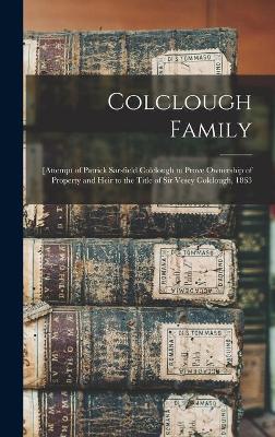 Book cover for Colclough Family