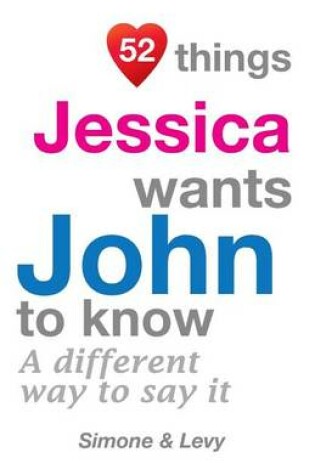 Cover of 52 Things Jessica Wants John To Know