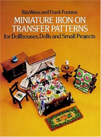 Book cover for Miniature Iron-on Transfer Patterns for Dollhouses, Dolls and Small Projects