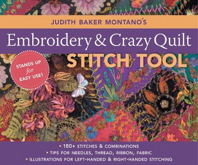 Book cover for Judith Baker Montano's Embroidery & Crazy Quilting Stitch Tool