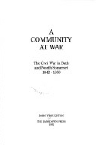 Cover of A Community at War