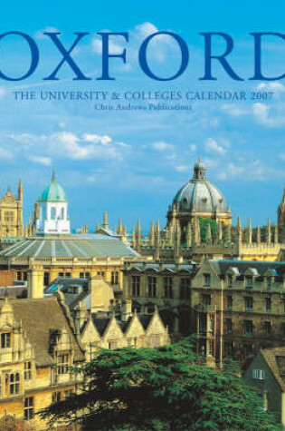 Cover of Oxford, the University and Colleges Large Calendar