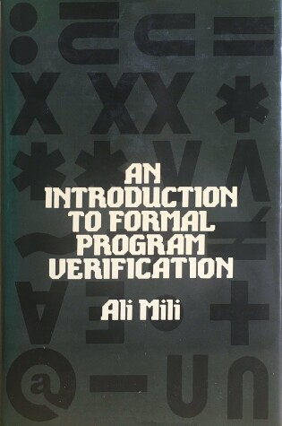 Cover of An Introduction to Formal Programme Verification