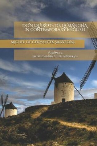 Cover of DON QUIXOTE DE LA MANCHA in contemporary English