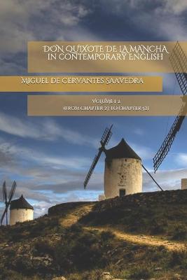 Book cover for DON QUIXOTE DE LA MANCHA in contemporary English