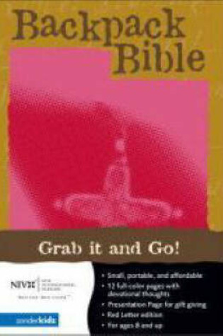 Cover of NIV Backpack Bible, Embossed Cross