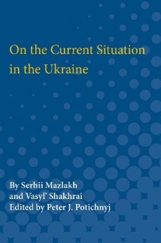 Cover of On the Current Situation in the Ukraine