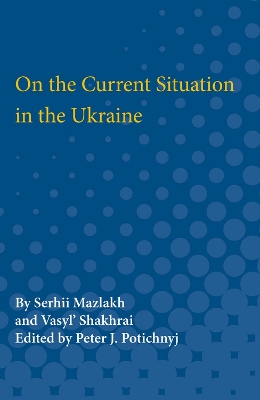 Book cover for On the Current Situation in the Ukraine