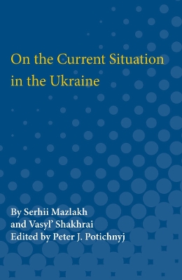 Book cover for On the Current Situation in the Ukraine