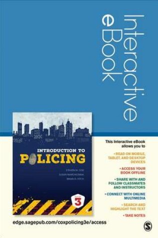 Cover of Introduction to Policing Interactive eBook Student Version